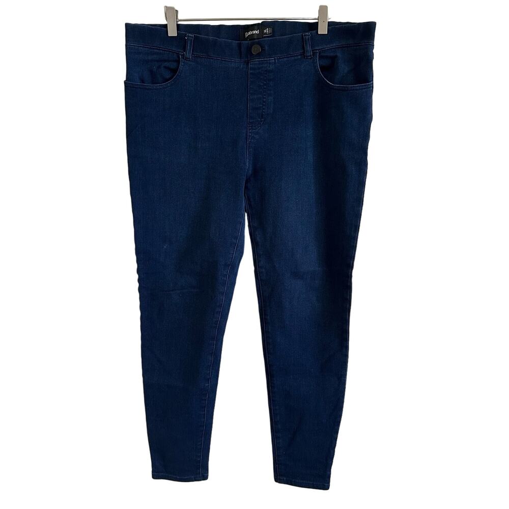 Betabrand Dark Wash Yoga Denim Size XL Long Pockets